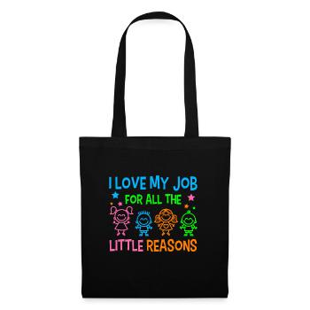 Educators children crawling group childminder daycare - Tote Bag - black - Front
