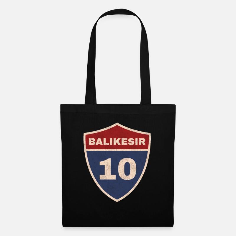 Balıkesir - Stoffbeutel - Schwarz