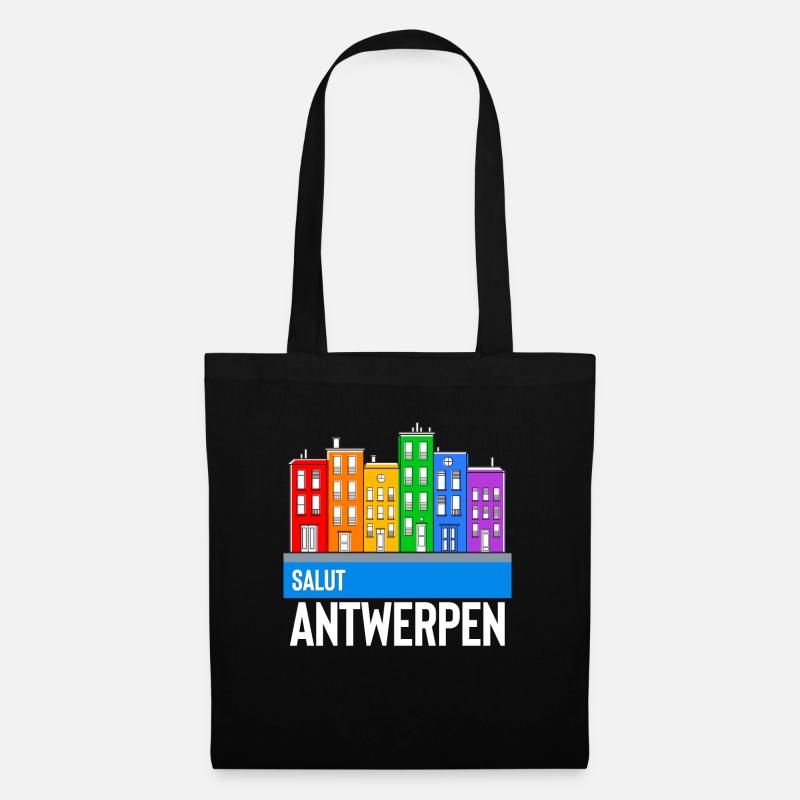 Antwerpen - Sac en tissu - noir