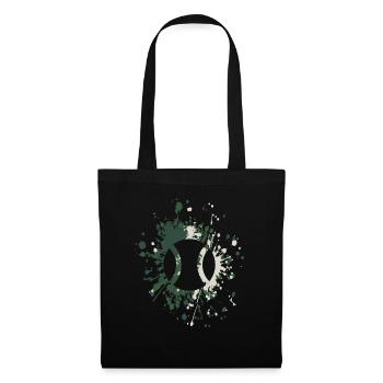 Balle de tennis Color Splash - Sac en tissu - noir - Devant