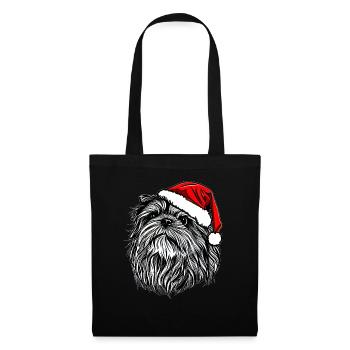 Christmas Dog Cute Funny Dogs Animal Puppy 4 - Tote Bag - black - Front