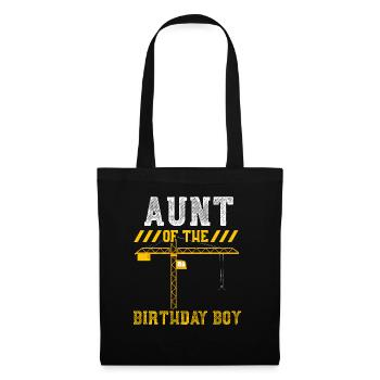 Aunt Of The Birthday Boy - Tote Bag - black - Front