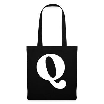 Letter q - Tote Bag - black - Front