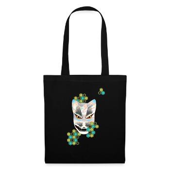 Kitsune fox spirit - Tote Bag - black - Front