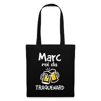 Marc Roi Du Traquenard - Humour De Marc - Sac en tissu - noir - Devant