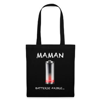 Tu Connais Une maman Fatiguée ? - Sac en tissu - noir - Devant