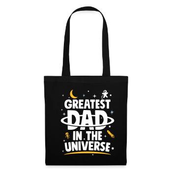 Father's Day Gift - Greatest Dad In The Universe - Tote Bag - black - Front