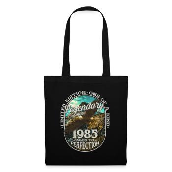 Legendär seit 1985 - Stoffbeutel - Schwarz - Vorne