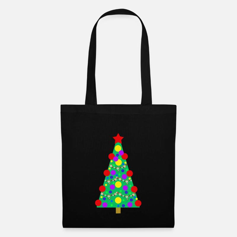 Christmas tree - Tote Bag - black