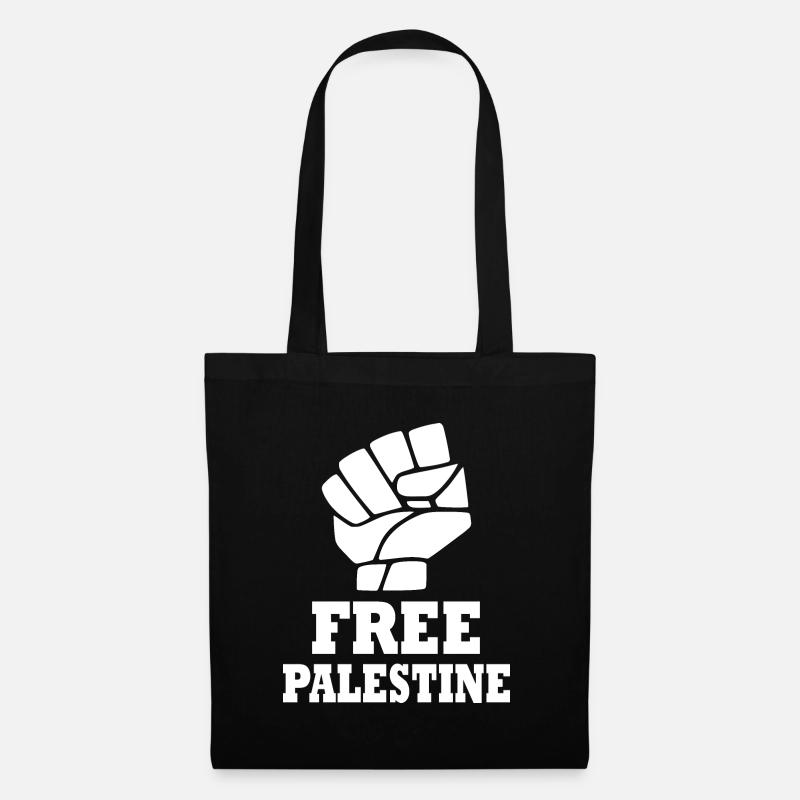 Free palestine - Stoffbeutel - Schwarz