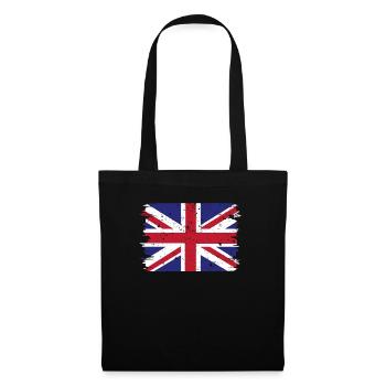 Union Jack Vintage - Tote Bag - black - Front