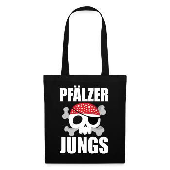 Pfälzer Jungs - Stoffbeutel - Schwarz - Vorne