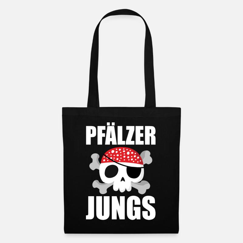Pfälzer Jungs - Stoffbeutel - Schwarz