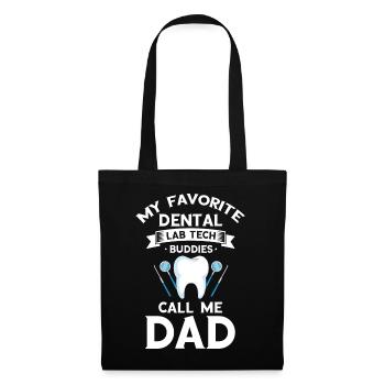 Dental Clinic and Dental Laboratory Technician Designs - Tote Bag - black - Front