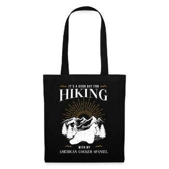 Cocker Spaniel américain - Sac en tissu - noir - Devant