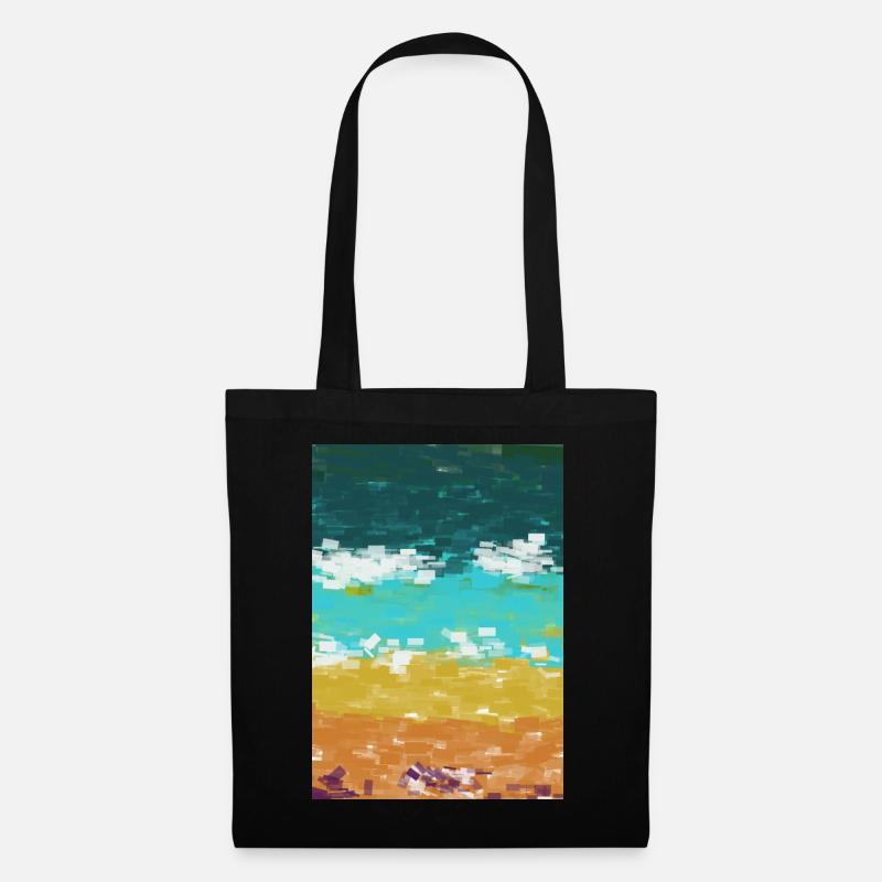 The beach - Tote Bag - black