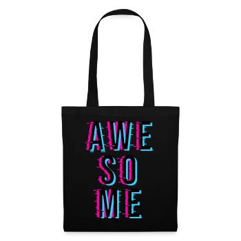 AWESOME - Tote Bag - black - Front