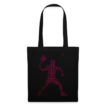 Pickleball Racquetball Jeux de pickleball Hommes - Sac en tissu - noir - Devant