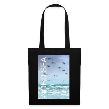 Mer du Nord - Sac en tissu - noir - Devant