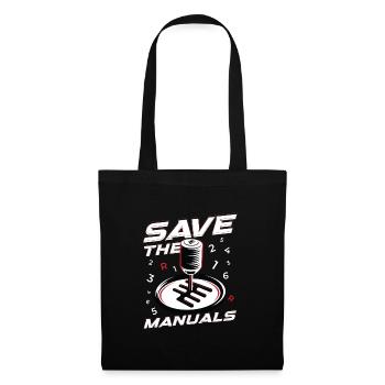 Save The Manuals Auto Tuning Tuner - Sac en tissu - noir - Devant