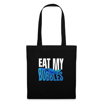 Eat My Bubbles Natation Natation - Sac en tissu - noir - Devant