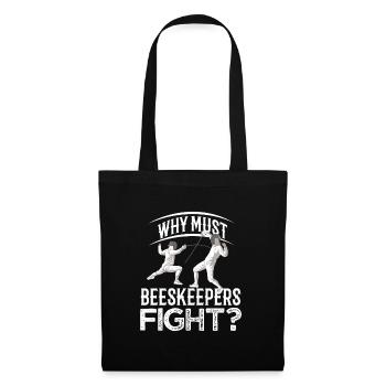 Beekeepers Fight Fencing Fencing Fencing - Tote Bag - black - Front