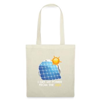 L’énergie solaire photovoltaïque - Sac en tissu - nature - Devant