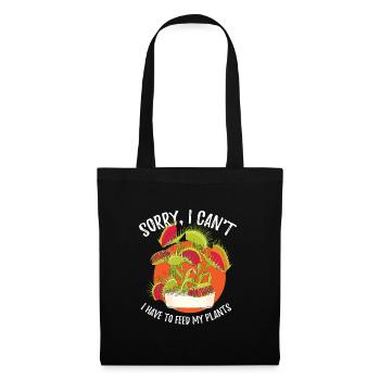 Sorry, I Cant Venus Flytrap Plant - Tote Bag - black - Front