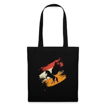 Pegasus Unicorn Kids Retro - Tote Bag - black - Front