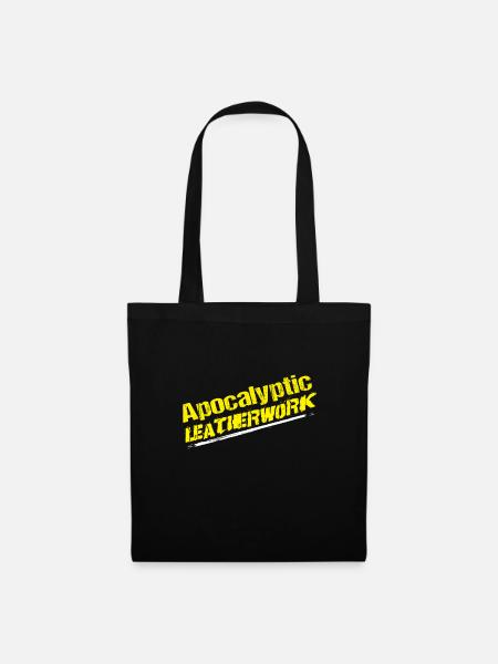 Apocalyptic Leatherwork Lederhandwerk - Stoffbeutel - Schwarz