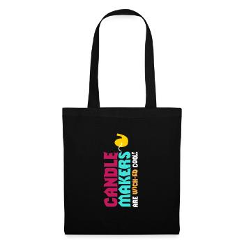 Bougies Cool Bougies - Sac en tissu - noir - Devant