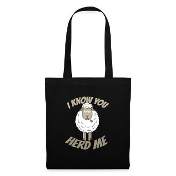 I Know You Stove Me Sheep Wool - Tote Bag - black - Front