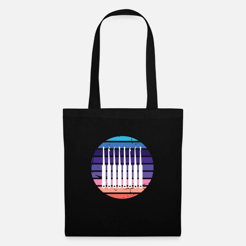 Lockpicking Retro Lockpicking Lockpicker - Sac en tissu - noir