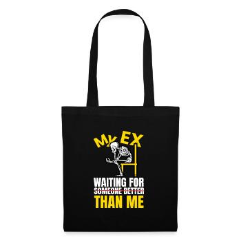 Mon ex attend que moi divorce - Sac en tissu - noir - Devant
