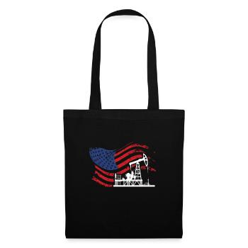 Drilling rig America Oil Drilling Rig - Tote Bag - black - Front