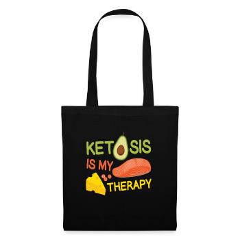 Ketosis Is My Therapy Healthy Food - Tote Bag - black - Front