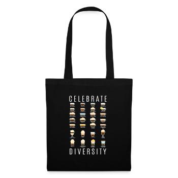 Celebrate Diversity Coffee Types Coffee - Tote Bag - black - Front