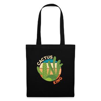 Cactus King Cactus Plant - Tote Bag - black - Front