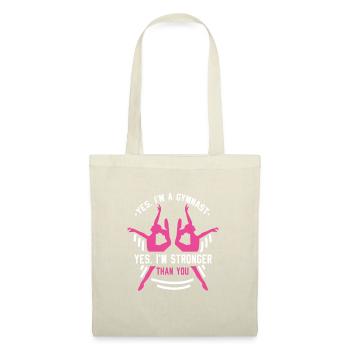 IM A Gymnaste Gymnastique Gymnastique Turner - Sac en tissu - nature - Devant