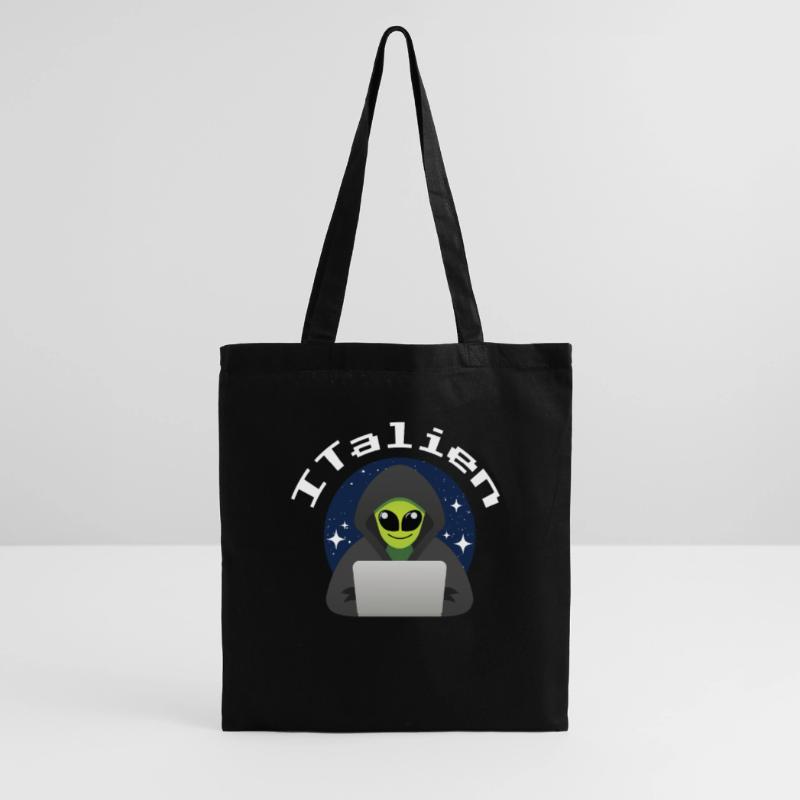 ITalien Alien Informatiker Hacker Coder Sac en tissu