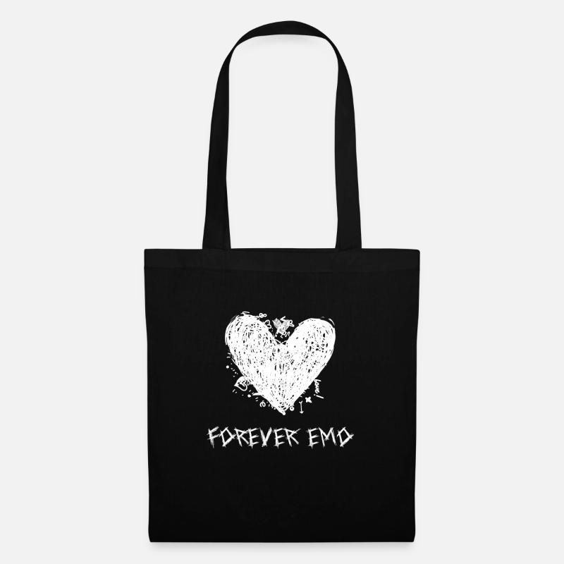 Forever Emo Emotional - Stoffbeutel - Schwarz