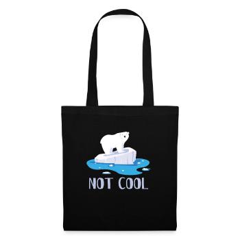Not Cool Polar Bear Bears Animal Welfare - Tote Bag - black - Front