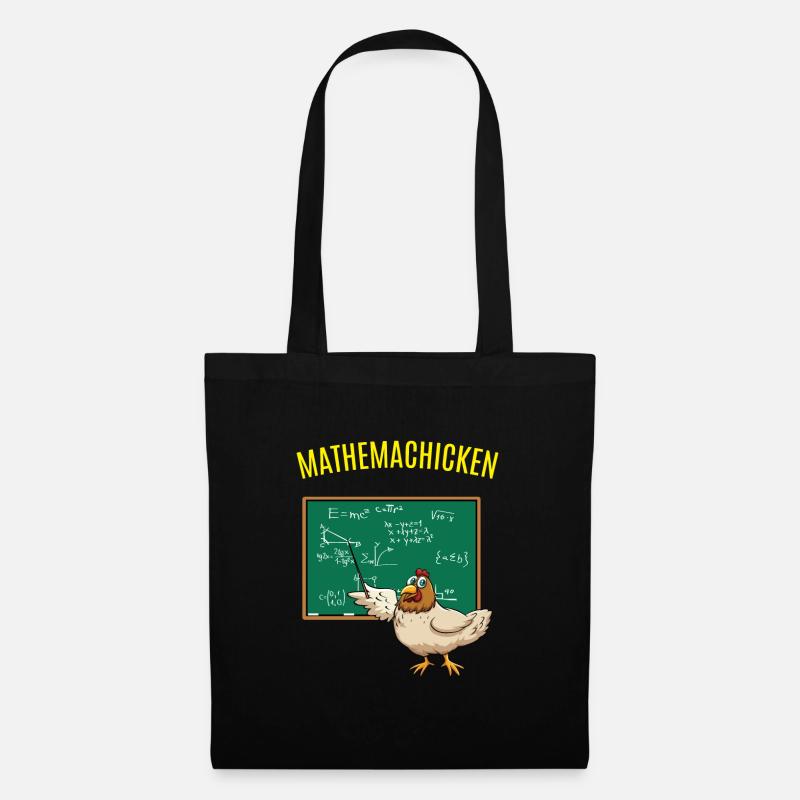 Math Math Math Poulet Math - Sac en tissu - noir