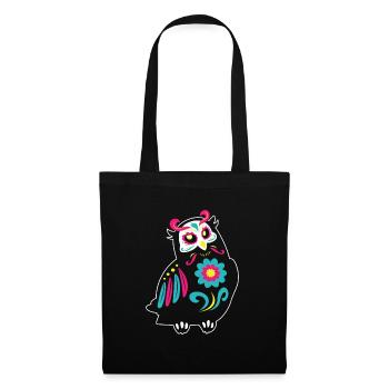 Dia de Los Muertos Owl Owls Mexico - Tote Bag - black - Front