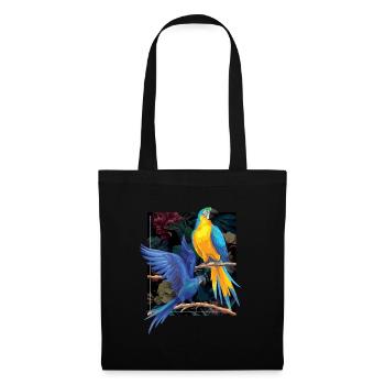 Parrot Colors Art Bird Pet - Tote Bag - black - Front