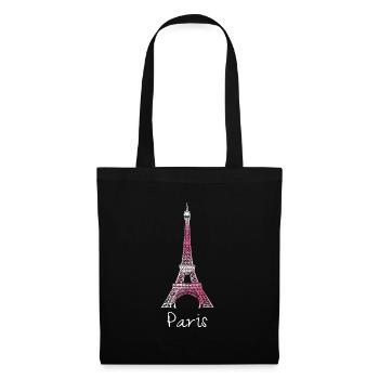 Paris Eiffel Tower France France - Tote Bag - black - Front