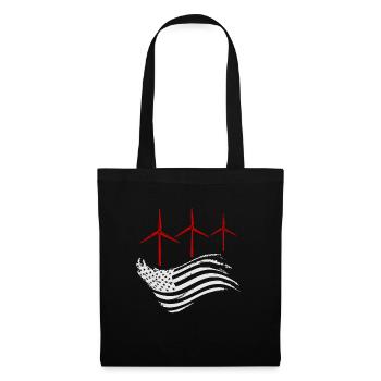 Wind Power America Wind Wind Energy - Tote Bag - black - Front