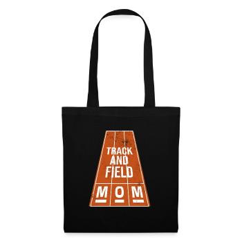 Maman athlétisme Maman d’athlétisme - Sac en tissu - noir - Devant