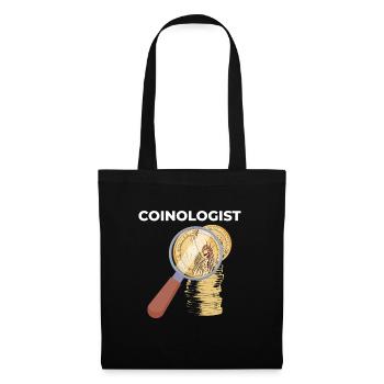 Coinologist Numismatics Numismatist - Tote Bag - black - Front