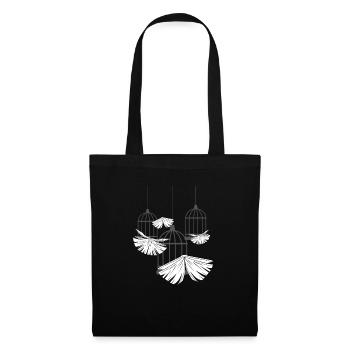 Flying Books Book Lovers Books Book Reading - Tote Bag - black - Front